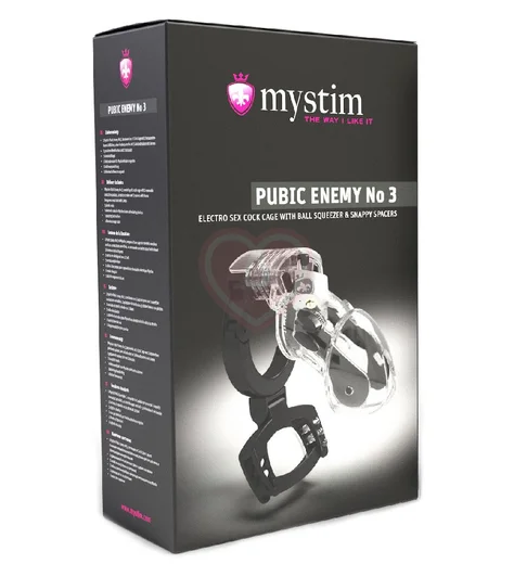 Пояс верности с кольцом для мошонки Mystim Pubic Enemy No 3 фото 7