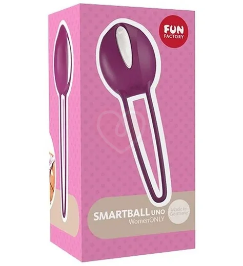 Вагинальный шарик Fun Factory Smartball Uno фиолетовый фото 2