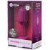 Утяжелённая анальная вибропробка b-Vibe Vibrating Snug Plug 2 малая розовая фото 5