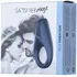 Эрекционное виброкольцо удлинённое Satisfyer Rings синее фото 3