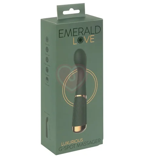Вибратор Emerald Love Luxurious с изгибом для зоны G фото 7