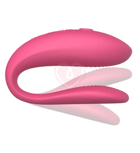 Вибратор для пар We-Vibe Sync Lite с управлением от приложения розовый фото 3