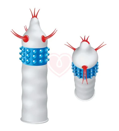 Презерватив Luxe maxima Глубинная бомба с усиками и шариками 1 шт фото 2