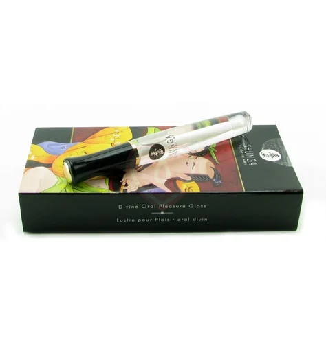 Блеск для губ для орального секса Shunga Клубника и шампанское 10 мл фото 4