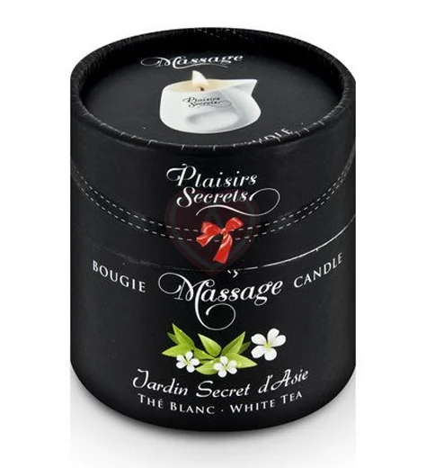 Свеча с массажным маслом Concorde Massage Candle Белый чай 80 мл фото 2
