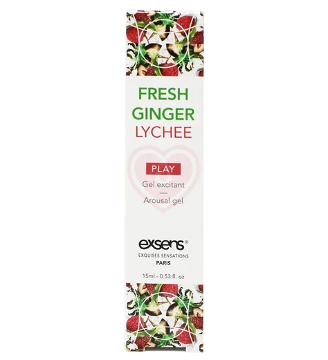Охлаждающий гель Exsens Fresh Ginger Lychee личи и имбирь 15 мл фото 2