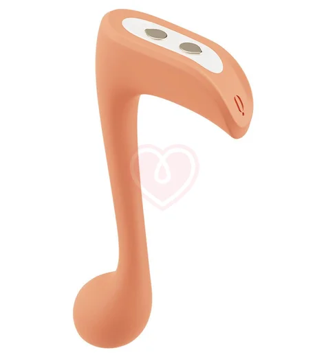 Вибратор в форме ноты Osuga Oradio оранжевый фото 2