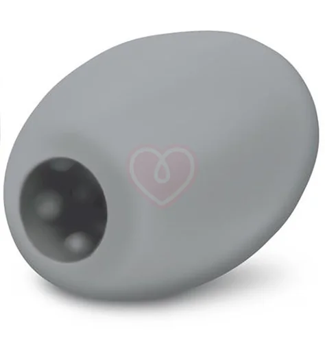 Мастурбатор Mini Bubble серый фото 3