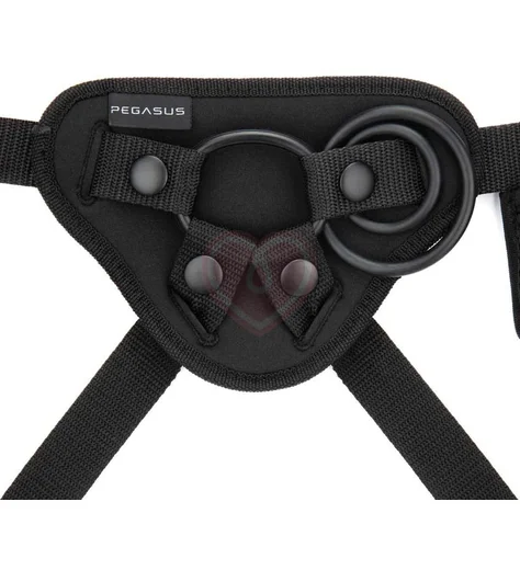 Реалистичный страпон Pegasus с вибрацией и пультом управления 21 см телесный фото 8