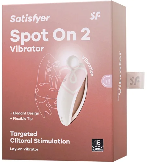Точечный клиторальный стимулятор Satisfyer Spot On 2 белый фото 3