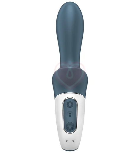 Анальный расширяемый вибратор Satisfyer Air Pump Booty 2 серый фото 4