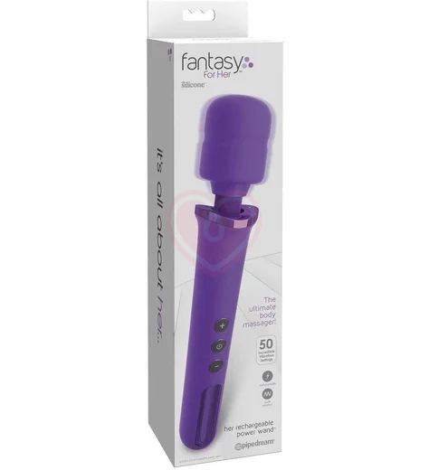 Массажер Her Rechargeable Power Wand фиолетовый фото 4