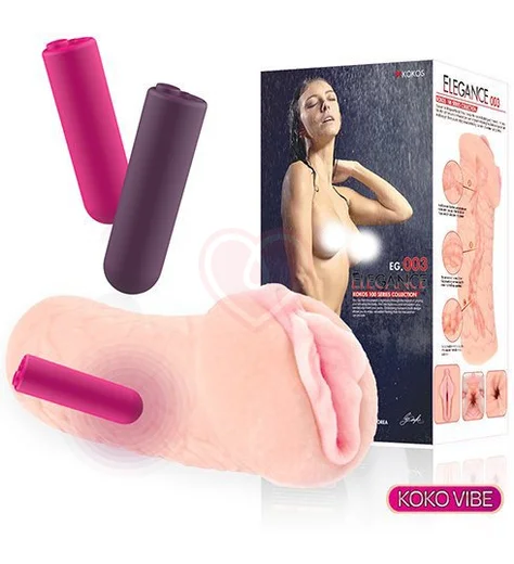 Мастурбатор вагина Kokos Elegance 003 с вибрацией фото 5