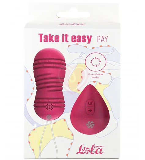 Вагинальные шарики с вибрацией и циркуляцией Take it Easy Ray розовые фото 3
