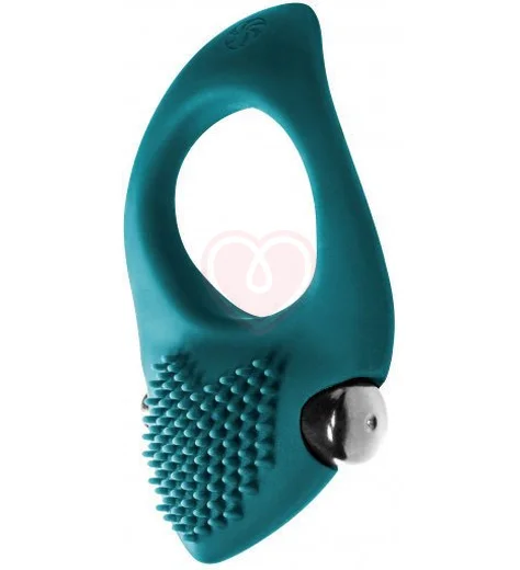 Эрекционное кольцо со съемной вибропулей Pure Passion Sunset зелёное фото 3