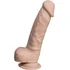 Реалистичный фаллоимитатор на присоске Silexd Model 1 Real Skin телесный 18 см фото 2