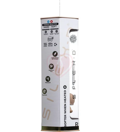 Реалистичный фаллоимитатор на присоске Silexd Model 1 Real Skin телесный 18 см фото 5