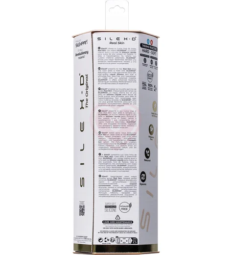 Реалистичный фаллоимитатор на присоске Silexd Model 1 Real Skin телесный 18 см фото 6