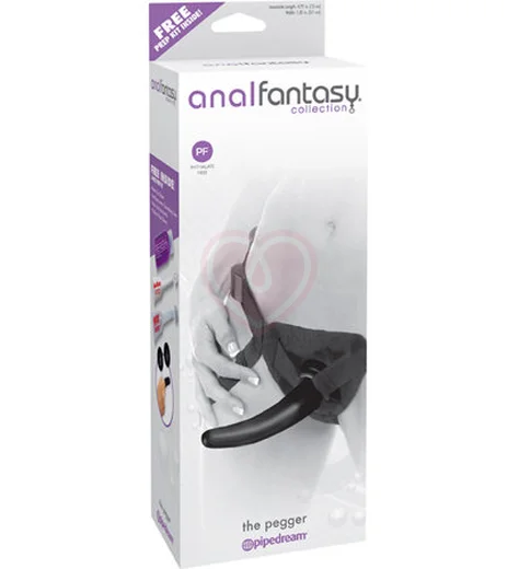 Страпон для анального проникновения Pipedream The Pegger чёрный фото 3