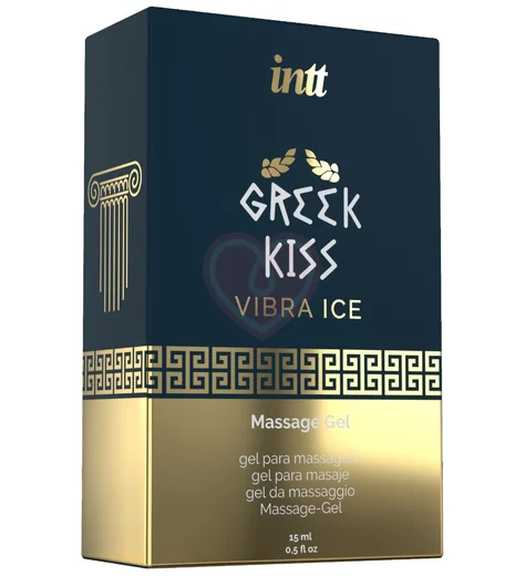 Охлаждающий анальный гель Intt Greek Kiss Vibra Ice 15 мл фото 2