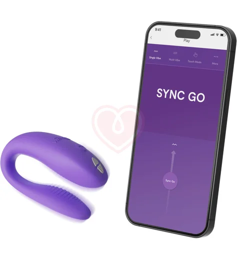 Вибратор для пар We-Vibe Sync Go фиолетовый фото 4