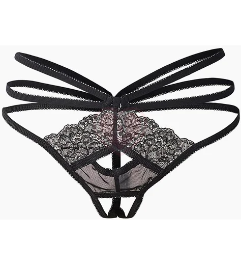 Трусики с высокой талией и открытым доступом Easy To Love чёрные фото 6