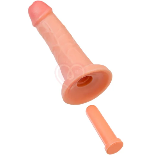 Реалистичный фаллоимитатор на присоске RealStick Caliber 18-4 телесный фото 9