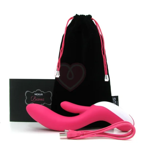Вибратор Nexus Bisous с ротацией розовый фото 5