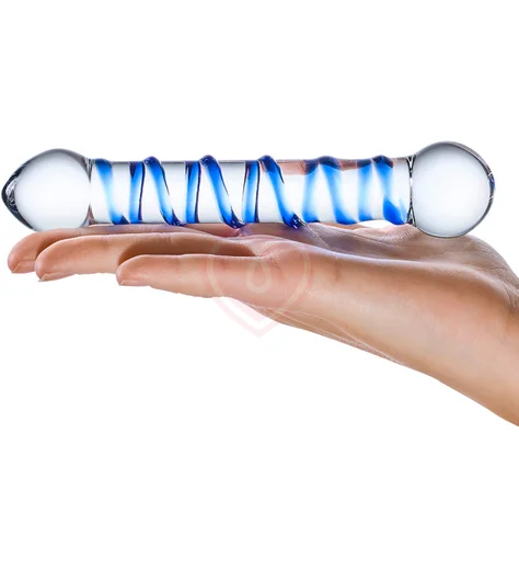 Стеклянный фаллоимитатор Glas Spiral Dildo фото 4