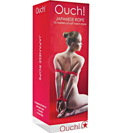 Верёвка Ouch! Japanese Rope 10 метров красная фото 2