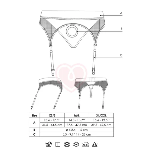 Пояс для страпона с подвязками и вибропулей Ouch! фото 8
