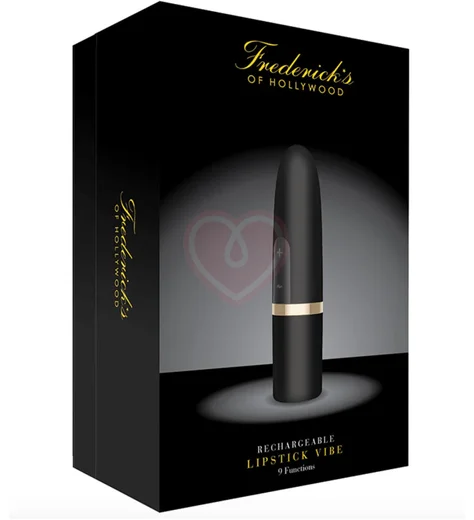 Вибратор в виде помады Fredericks Lipstick Vibe чёрный фото 3