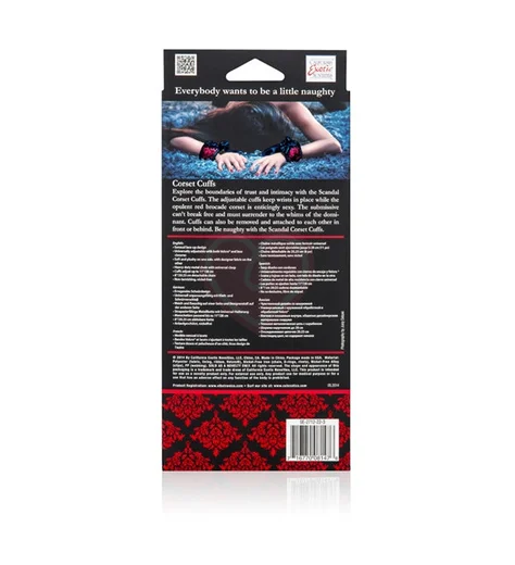 Наручники Scandal Corset Cuffs на завязках фото 4