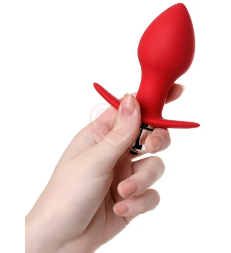 Анальная вибропробка ToDo Glam красная фото 2