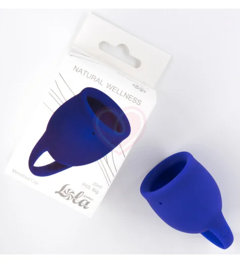 Менструальная чаша Lola Natural Wellness Iris 20 мл синяя фото 4