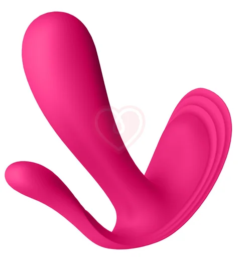 Вибратор с двумя кончиками Satisfyer Top Secret+ для ношения розовый фото 5