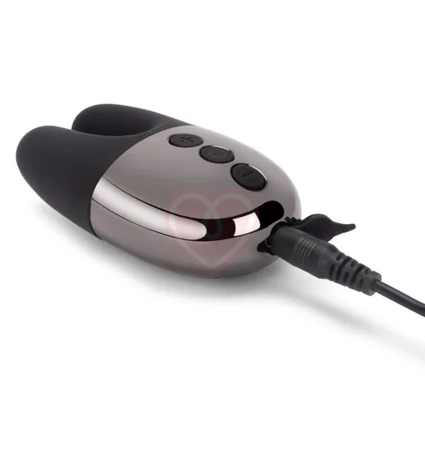 Мини-вибратор с двумя кончиками Le Wand Double Vibe чёрный хром фото 6