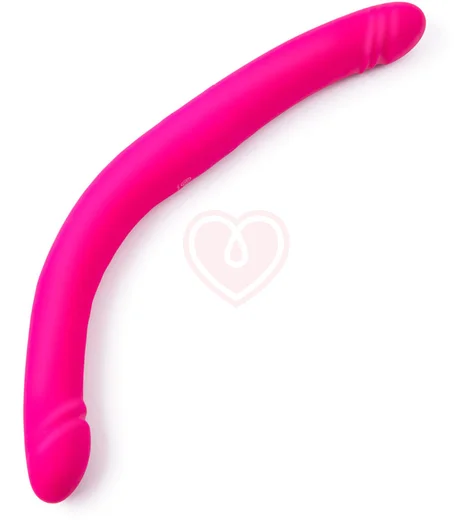 Двусторонний гибкий вибратор с фрикциями Duo Together розовый фото 6