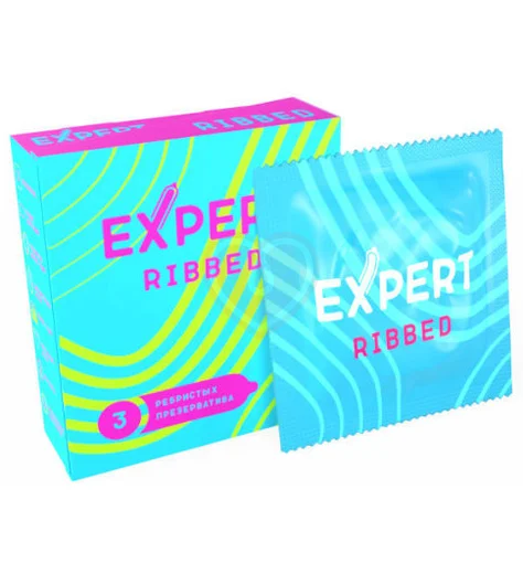 Ребристые презервативы Expert Ribbed 3 шт фото 2