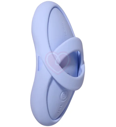 Вибратор на пальцы с нагревом Svakom Echo 2 голубой фото 2