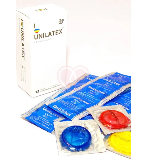 Ароматизированные презервативы Unilatex Multifrutis цветные 12 шт фото 2