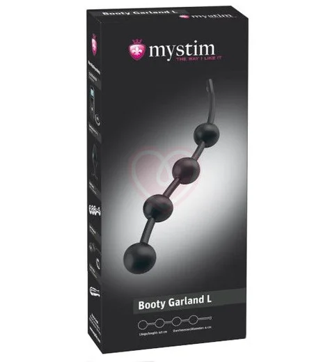 Анальные бусы для электростимуляции Mystim Booty Garland L фото 2