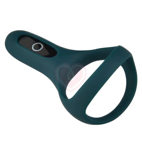 Двойное виброкольцо Magic Motion Rise тёмно-зелёное фото 2