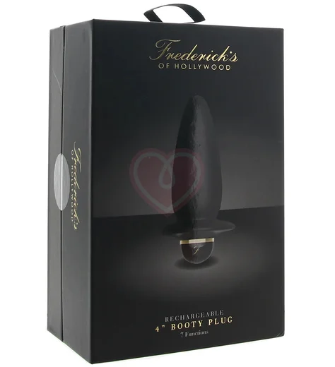 Анальная вибропробка Fredericks черная фото 5