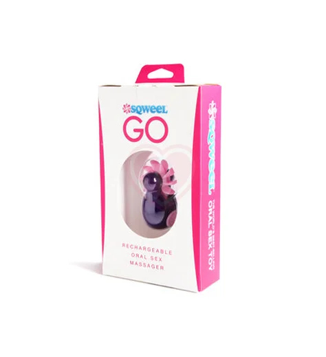 Клиторальный вибростимулятор Sqweel Go Purple фиолетовый фото 4