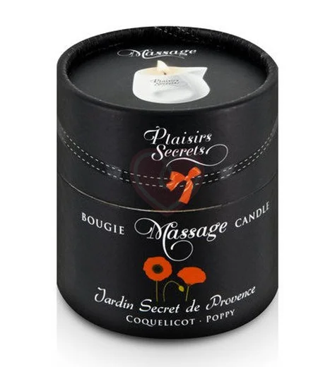 Свеча с массажным маслом Concorde Massage Candle Сладкий мак 80 мл фото 2