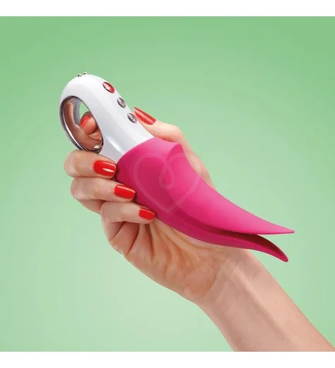 Вибратор с кончиками для стимуляции клитора Fun Factory Volta ежевичный фото 3