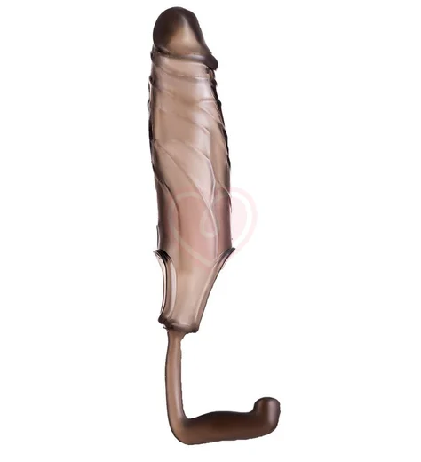 Удлиняющая насадка на пенис ToyFa Xlover чёрная фото 2