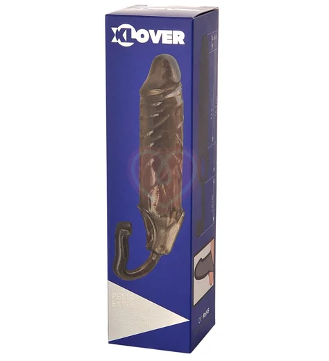 Удлиняющая насадка на пенис ToyFa Xlover чёрная фото 5