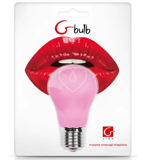 Силиконовая лампочка с вибрацией Gvibe Gbulb розовая фото 4